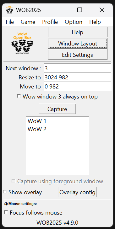 WOB2025 4.9 Screenshot